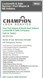 Mobile Screenshot of championlockservice.com